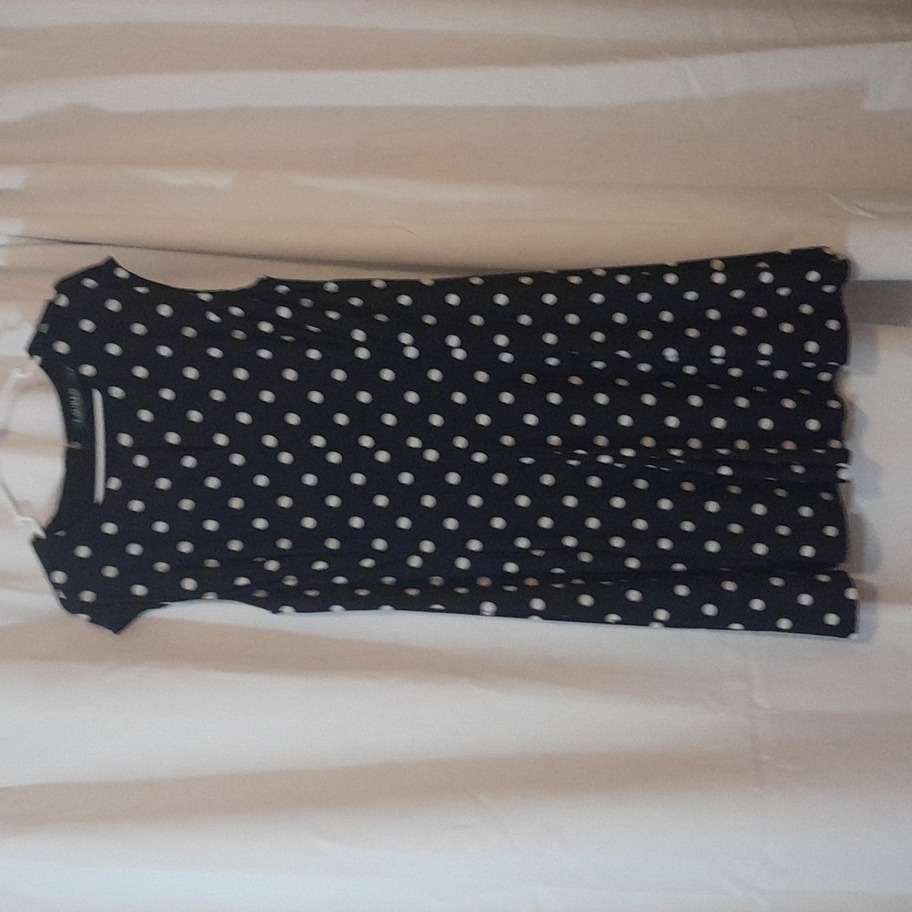 LAUREN by RALPH LAUREN Polka Dot Dress Sz 16